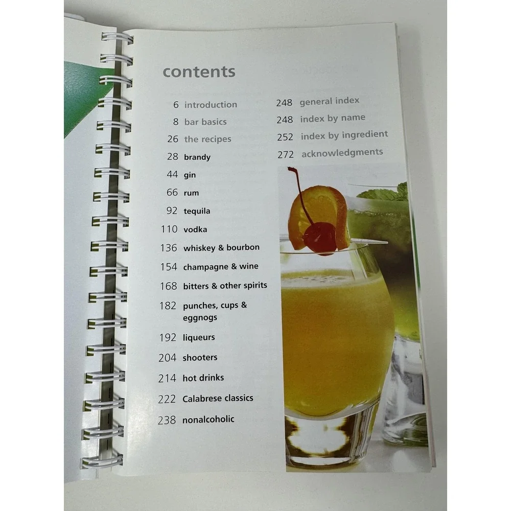 Complete Home Bartender's Guide Salvatore Calabrese Sterling White PB 2002‎ VTG
